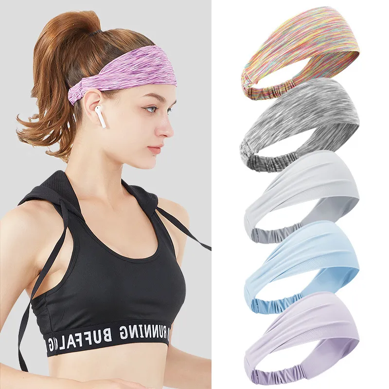 Absorption Sweat Yoga Headband High Elastic Band Hair Styling Accessories Men and women Sports Effects Headbands ZYY1085