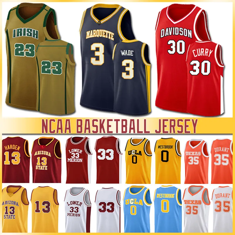 NCAA Basquete Jersey 13 Harden Kevin 11 Kyrie Durant Irving 23 Michael Dwayne Dwyane 3 Wade Allen Stephen Iverson Curry Westbrook Kawhi Vince 15 Carter Leonard