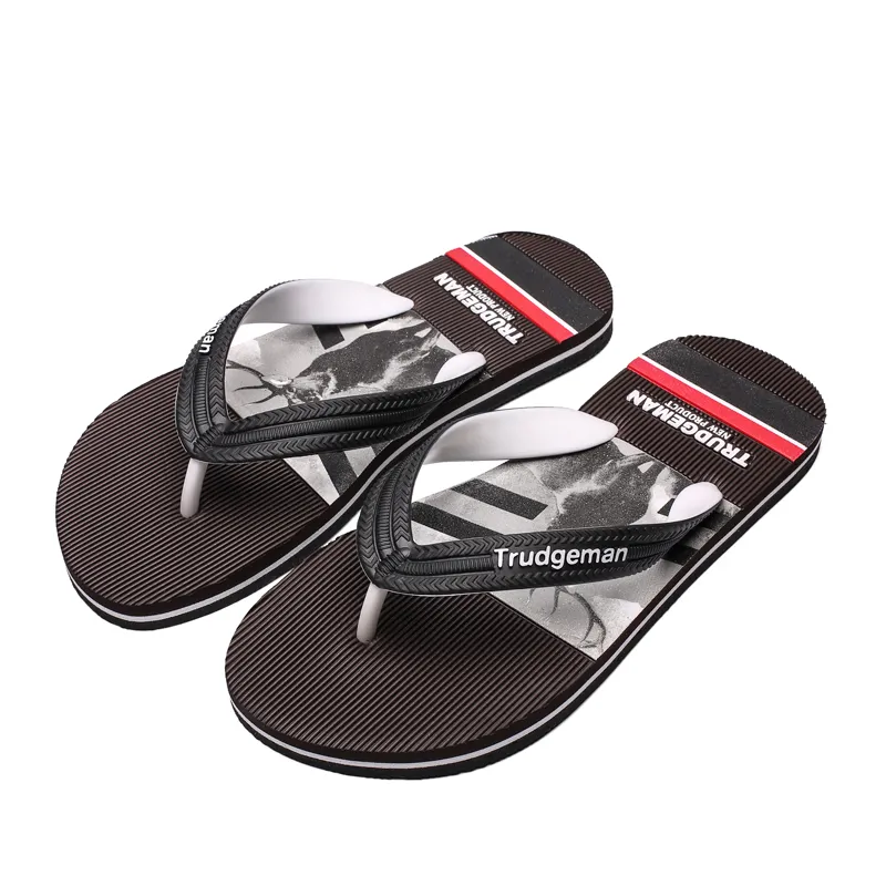 high quality cross-border slippers men's flip flops lightweight large size flip-flop beach men