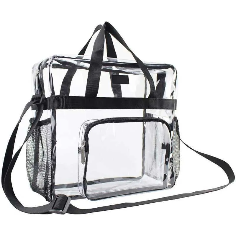 Transparent crossbody handväska för kvinnor, damtoalett totot x0529