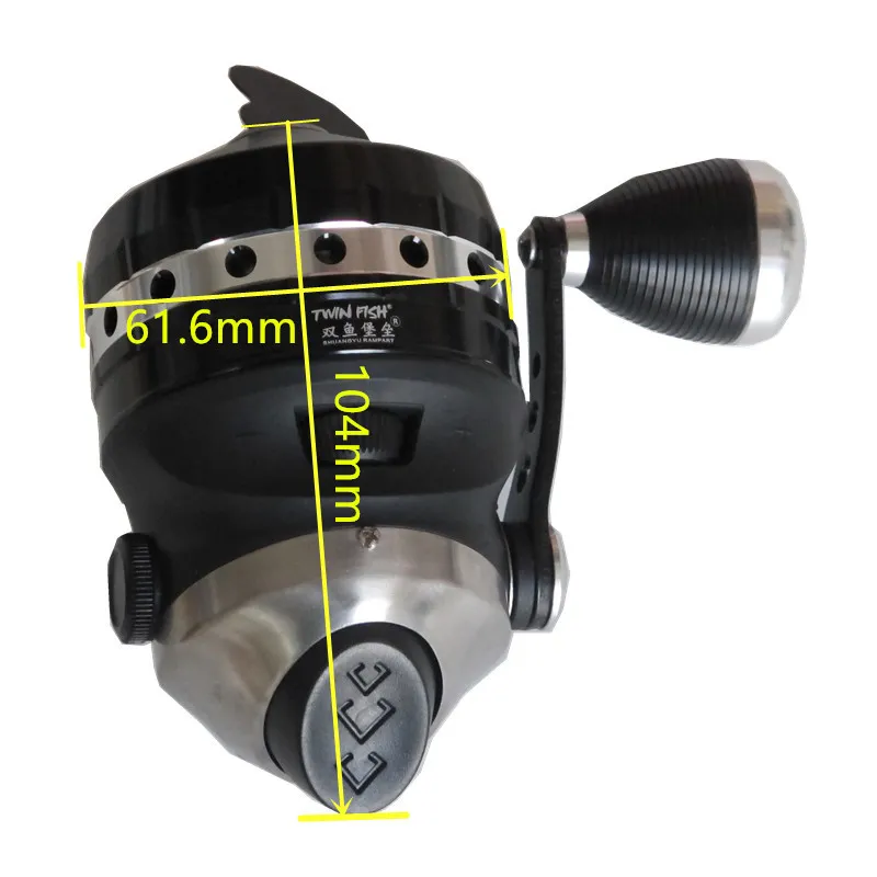 Closed Fishing Reel SA30 6+1 BB Outdoor Shoot Fish Slings Accessories With 4.5# PE Line 45m