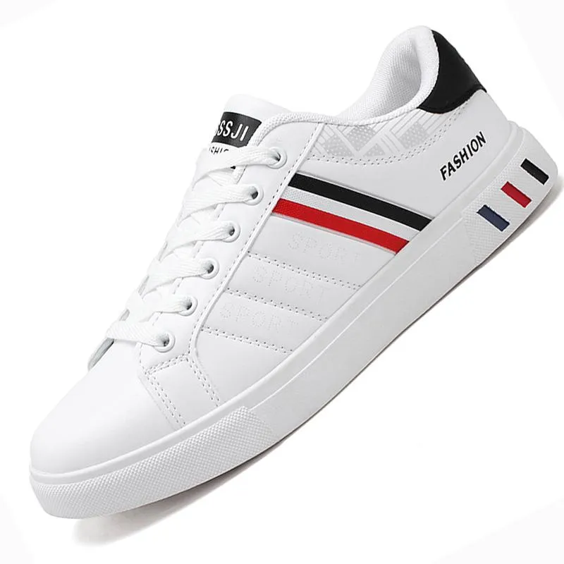 Sukienka Buty Mężczyźni Dorywczo Biały Płaskie Moda Walking 2021 Wygodne Oddychające Oddychające Sneakers Tenis Masculino Zapatillas