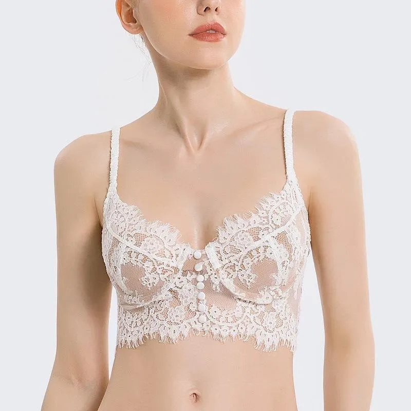 Ultra Thin Lace Underwire Push Up Bra For Women Beautify And Lace Underwear  With Back Lift Perfect Bralette Lingerie Intimates From Maoxuewang, $17.42