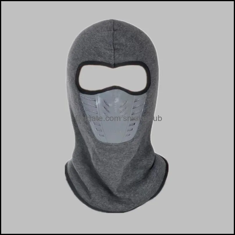 Autumn And Winter Wool Hat Outdoors Keep Warm Full Face Mask Cycling Windproof Masked Cap Man Women Riding Hats 9 5wj Ww