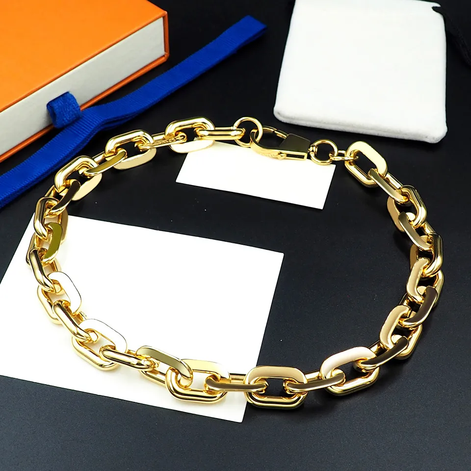 Miami Cuban Link Chain Mens 18k Gold Bangle Plaqué Chaînes Collier Épais Bracelet Mode Hip Hop Bijoux Accessoires Avec Pochettes Pochette Bijoux En Gros