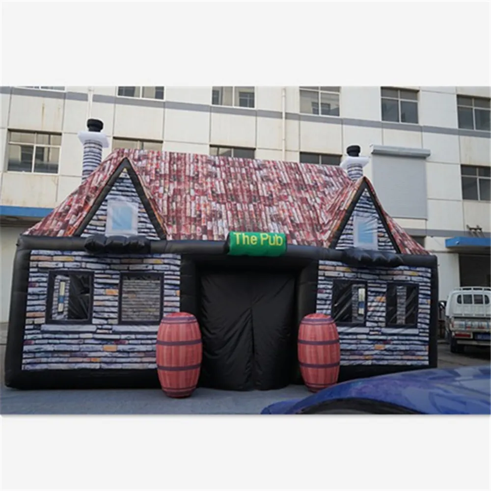 Wholesale Giant Outdoor Inflatable Irish Pub Bar Advertising Movable