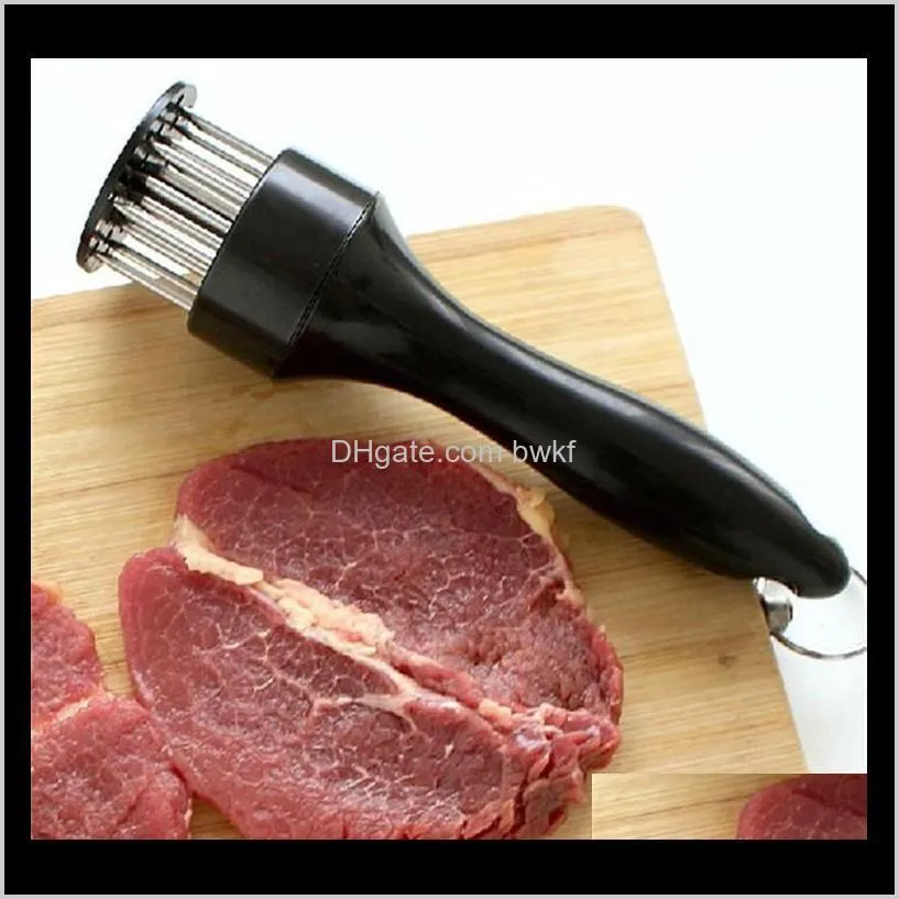 kitchen gadgets steak pork chops quick pine needle practical stainless steel tender meat needle tender meat hammer jxw030