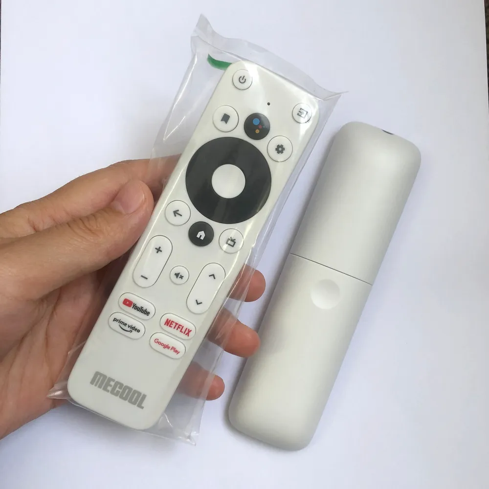 Mecool BT Röstfjärrkontroll Byte av luftmus för Android TV Box KM2 ATV Google Assistant TVBox Control