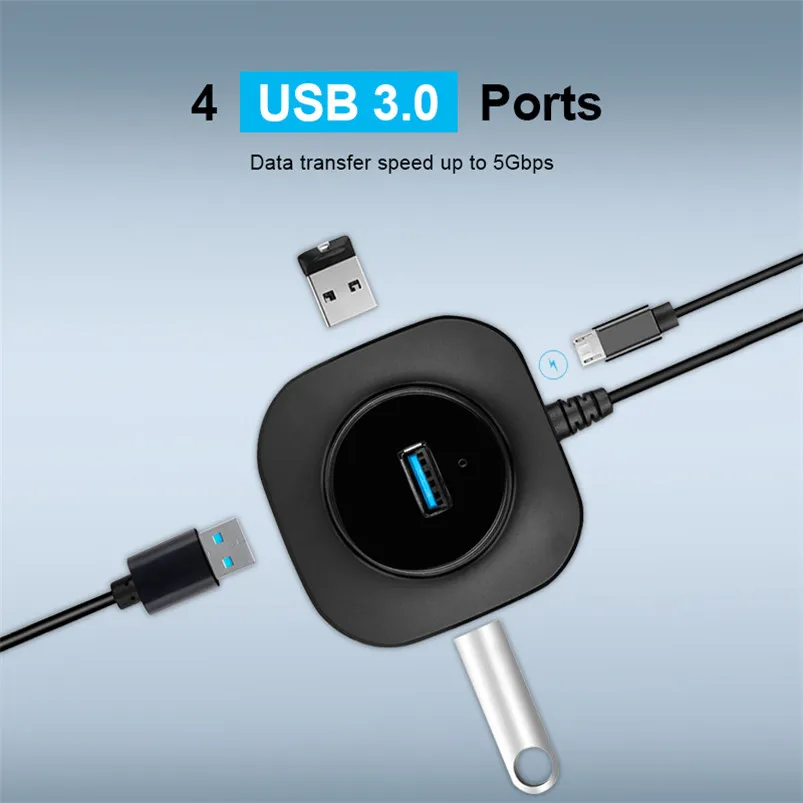 3 0 USB HUB USB 3.0 Splitter Multi USB несколько порта Успешный мульти-концентратор 2.0 USB3.0 HAB Адаптер для домашнего ПК Компьютерные аксессуары