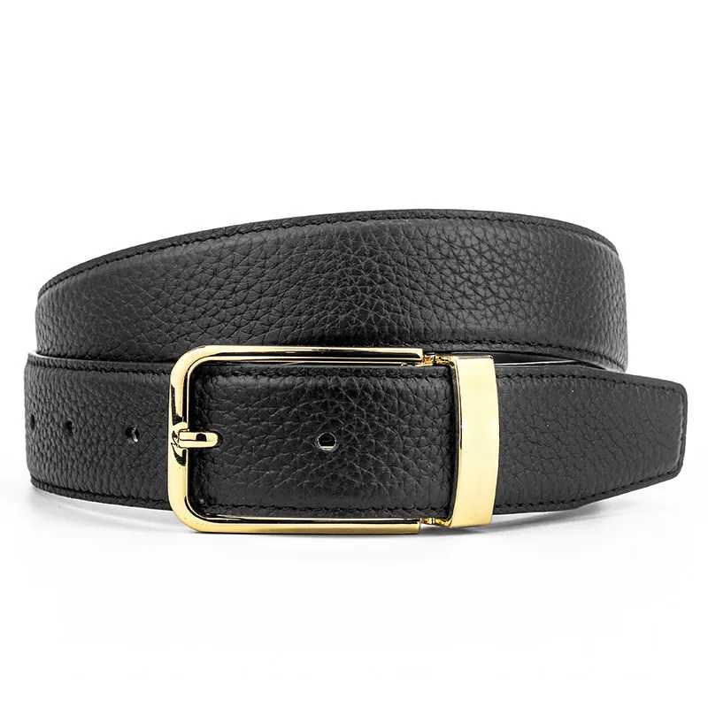 Designer Men Belts Of Mens And Women Belt With Fashion Big Buckle Real Leather Top High Quality_voghion.com
