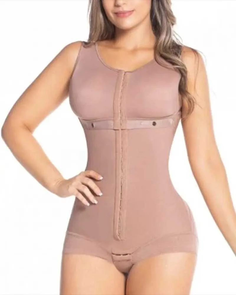 Womens Triangle Plus Size Shapewear Bodysuit With Hook And Eye Closure,  Breast Support, And Tummy Control Bodyhaper Shapewear From Fandeng, $79.38