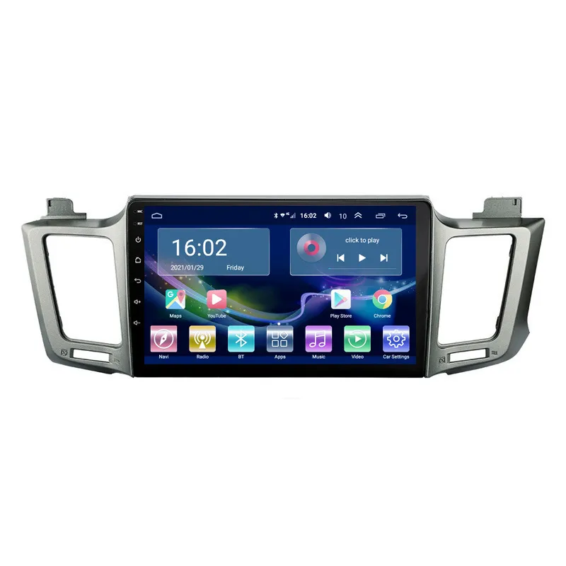 Radio samochodowe Navi RDS 2DIN Android DVD-Player 2G CE 9inch / 10-Wymienne dla TOYOTA RAV4 2013-2018
