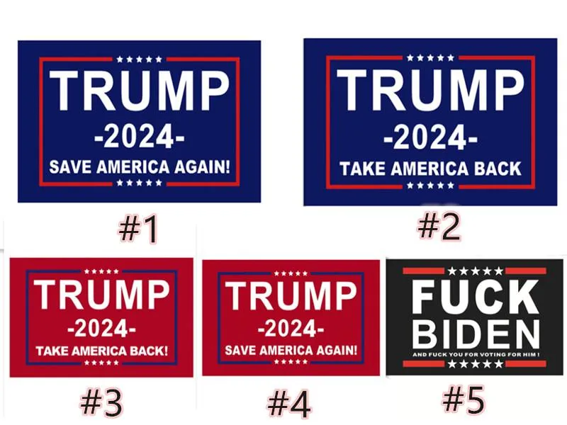 Trump flagga 2024 Valflagga Banner Donald Trump Flag Keep America Great Again Maga Ivanka Trump Support slogan flaggar 15090 cm 3x5ft