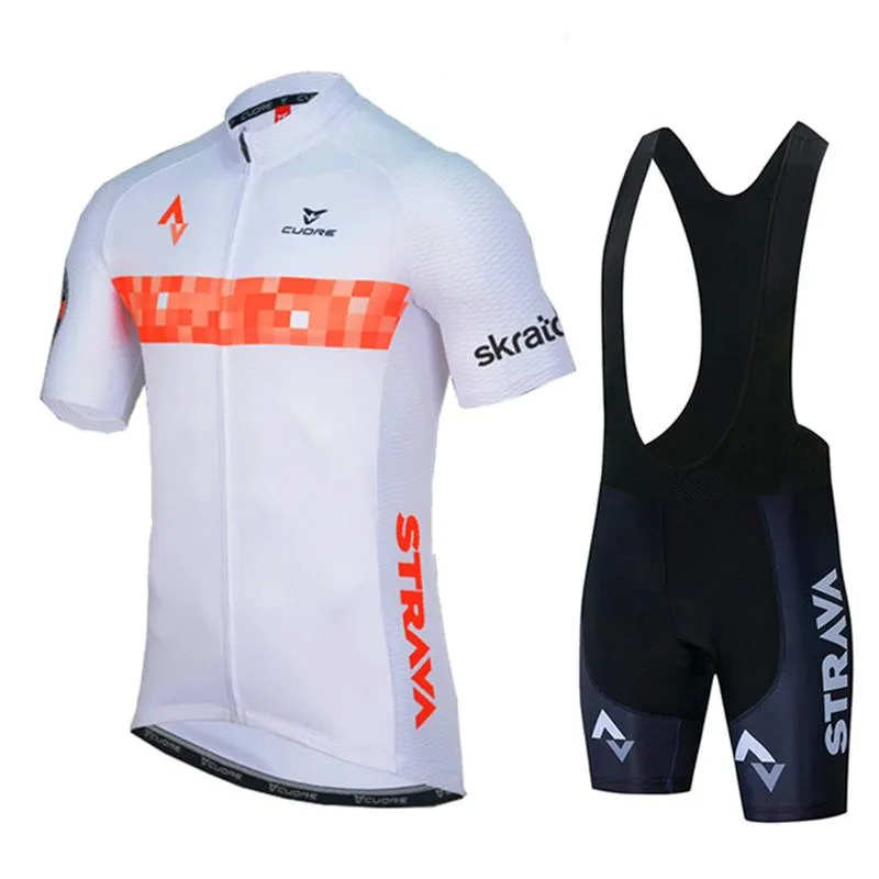 Novo Cycling Jersey Kiti Yaz Açık Set Bisiklet Yarışması Giyim Giyim Biber Jel Şortları Ropa Hombre Yarış Setleri Setleri