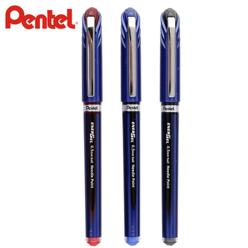 Гель-ручки 1pcs Pentel Bln25 чернила ручка быстро сушка 0,5 мм Подписание писательских принадлежностей Офисная школа