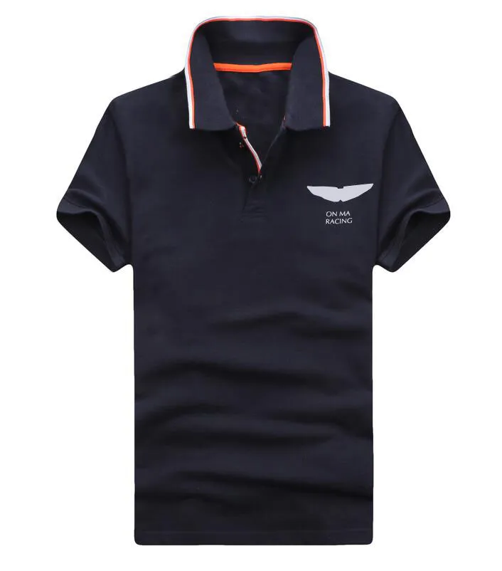 2021 season team lapel polo shirt F1 racing suit short sleeve t-shirt car overalls348M