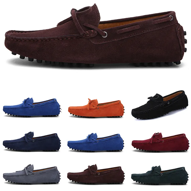 Men Casual schoenen Casualshoes Espadrilles Triple Black Navy Brown Wine Red Green Kaki Coffee Mens S Outdoor Jogging Walking Two