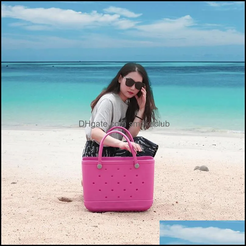 Outdoor Bags Beach Extra Large Leopard Printed Eva Baskets Women Fashion Capacity Tote Handbags Summer Vacation 2021