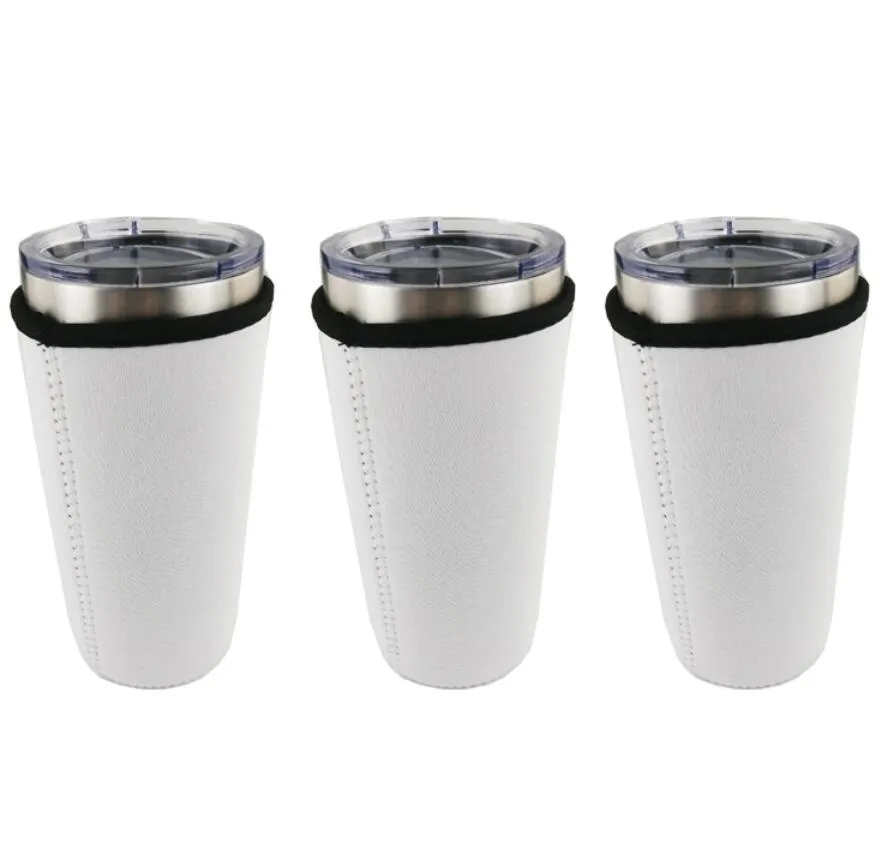 Drinkware Handle Sublimation Blanks Reusable 30oz Iced Coffee Cup