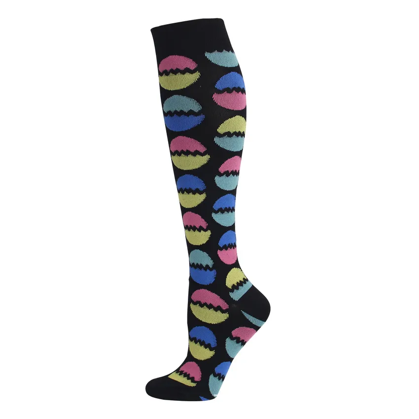 women mens Knee High socks Hosiery medical compression running hiking athletic Sports stockings
