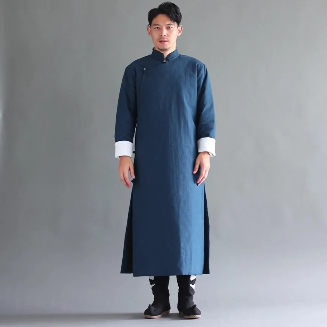 Ropa China Tradicional Traje De Espiga: Túnica De Invierno, Vestido De Lino  De Algodón Cheongsam, Ropa China Tradicional Para Hombres, Ropa Inspirada  En Asiático De 70,84 € | DHgate, image size:1080x1080