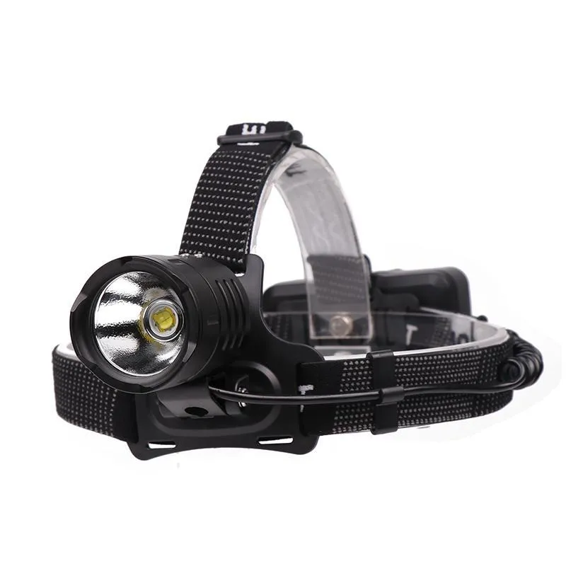 ZOOM 3 tryby LED Reflektor Torch XHP70 50000 Lumenów MICO USB Akumulator Mocna lampa głowy (2034) Przenośne latarnie