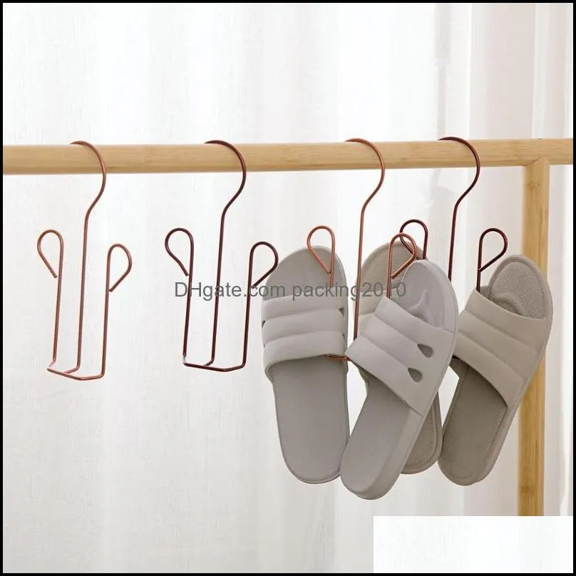 Wind-proof Shoes Hanging Hook Multi-function Shelf Shoe Hanger Balcony Drying Rack Stand Home Storage Holder Racks Clothing & Wardrobe