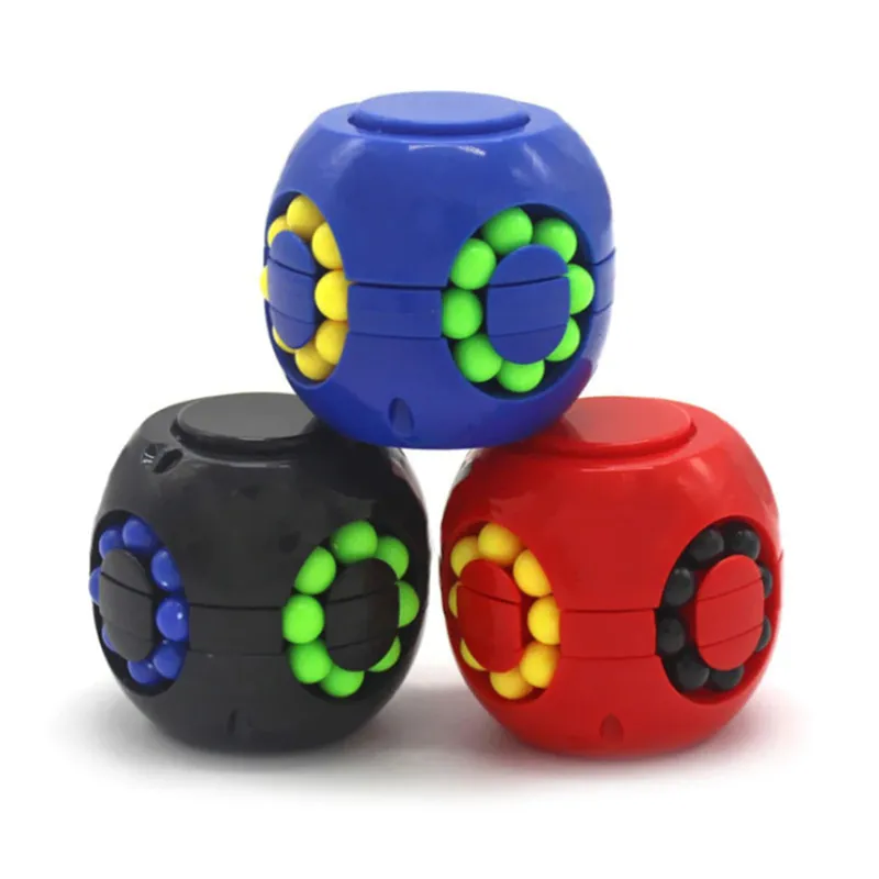 Fidget Spinner 3D Puzzle Magic Cube IQ Bola Anti Stress Brinquedo  Educacional Girando Feijão De Feijão Jogos Para Crianças Adultos Crianças  Meninos Meninas De $12,15