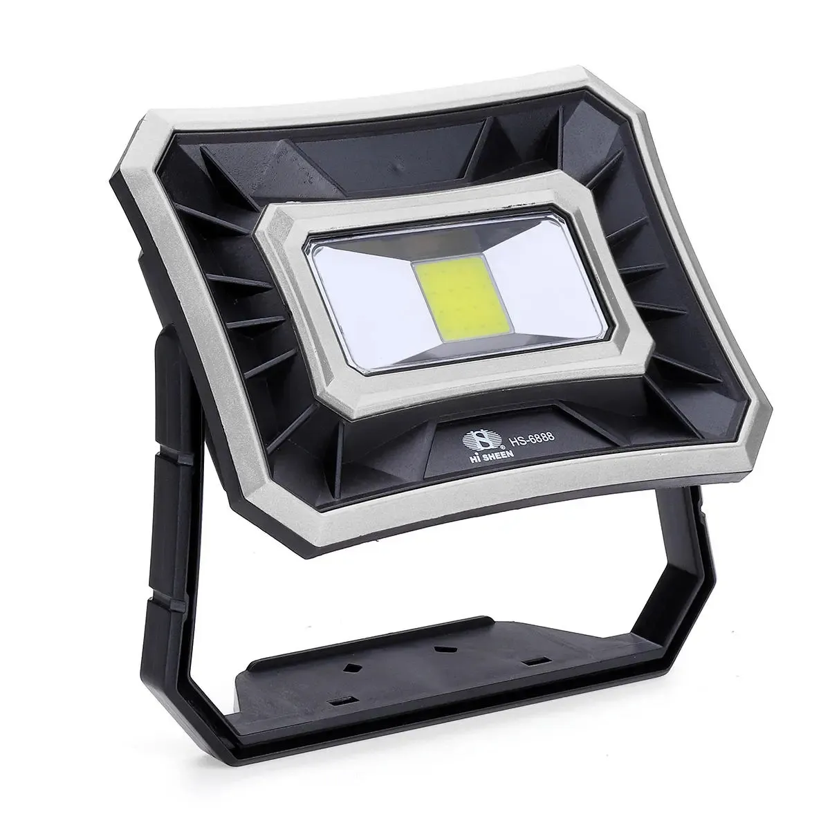 Xmund XD-68 50W 태양 LED COB USB 작업 빛 IP65 방수 투광 조명 스포트 라이트 야외 캠핑 비상 랜턴 - 오렌지