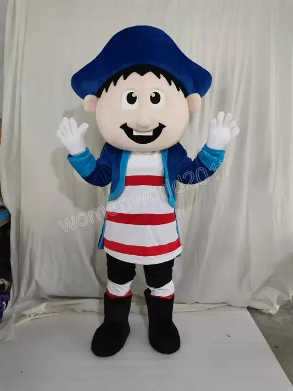 Halloween Pirate Mascot Costume High Quality Customize Cartoon Anime theme character Unisex Adults Outfit Christmas Carnival fancy dress