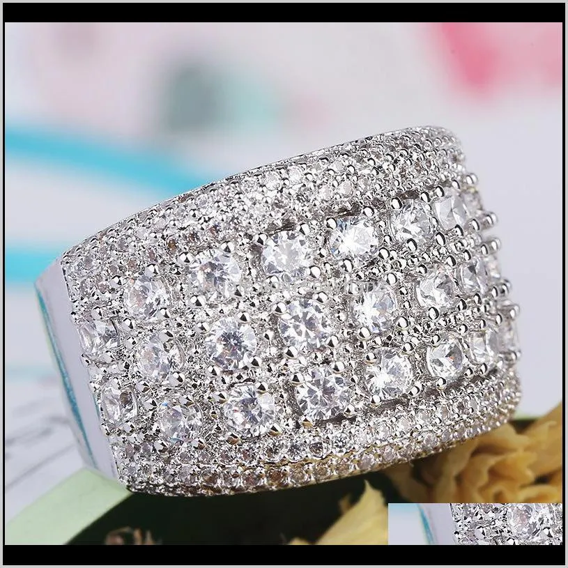 exquisite ring eight heart eight arrow zircon ring fashion european and american rings wholesale