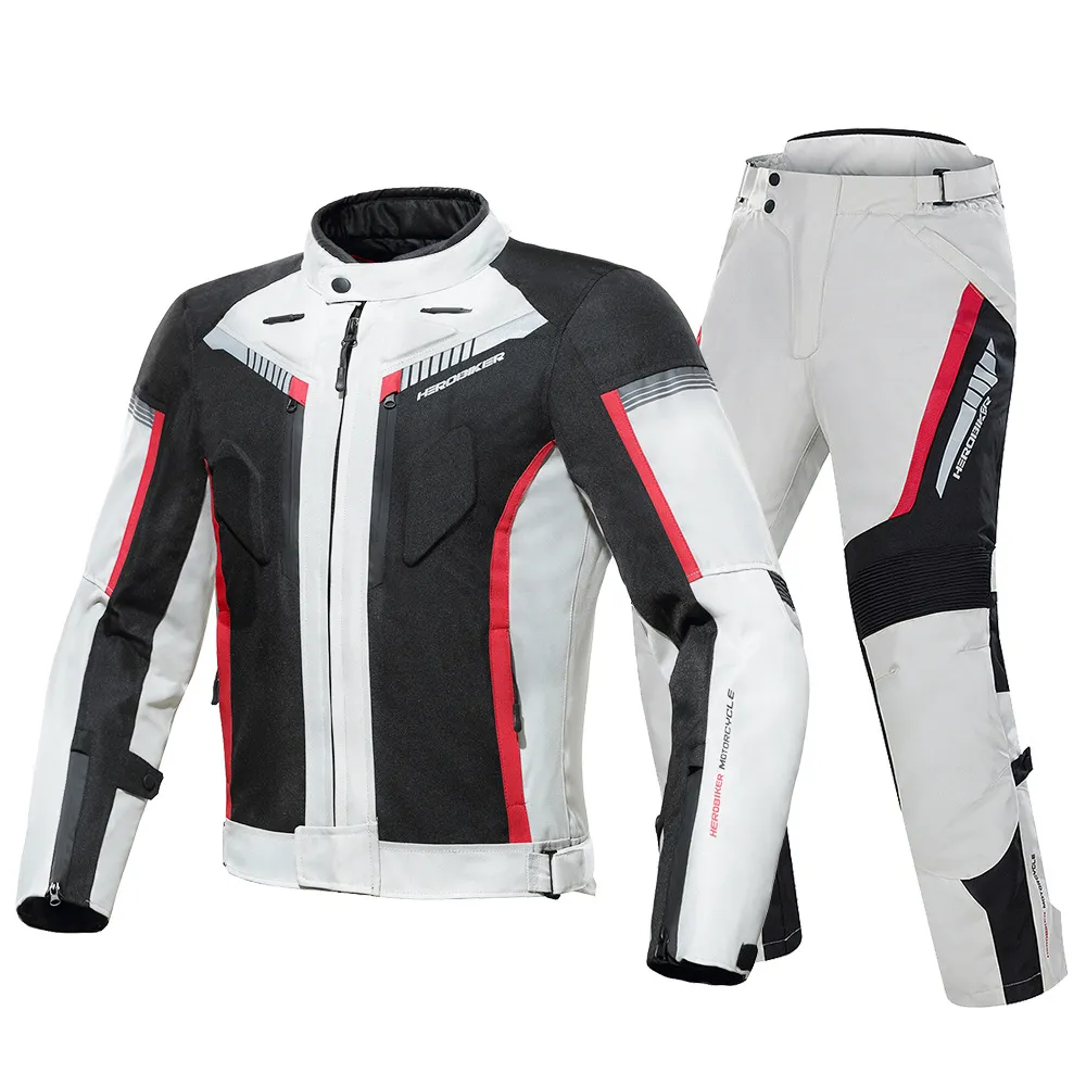 HEROBIKER Motorcycle Jacket Waterproof Winter Cold-proof Motocross Jacket  Motorbike Windproof Riding Clothing Protective Gear