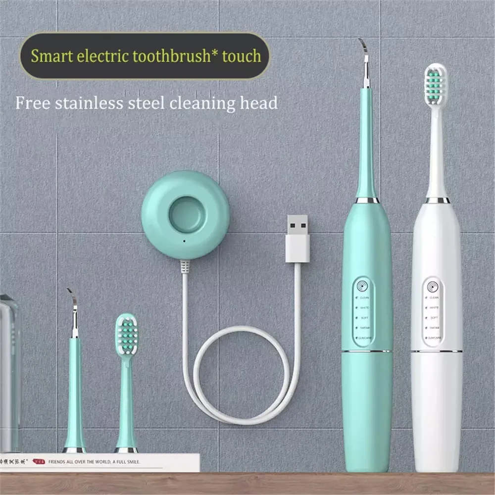 Ultrasonic Tooth Cleaner - Electric Dental Scaler for Tartar & Plaque ...