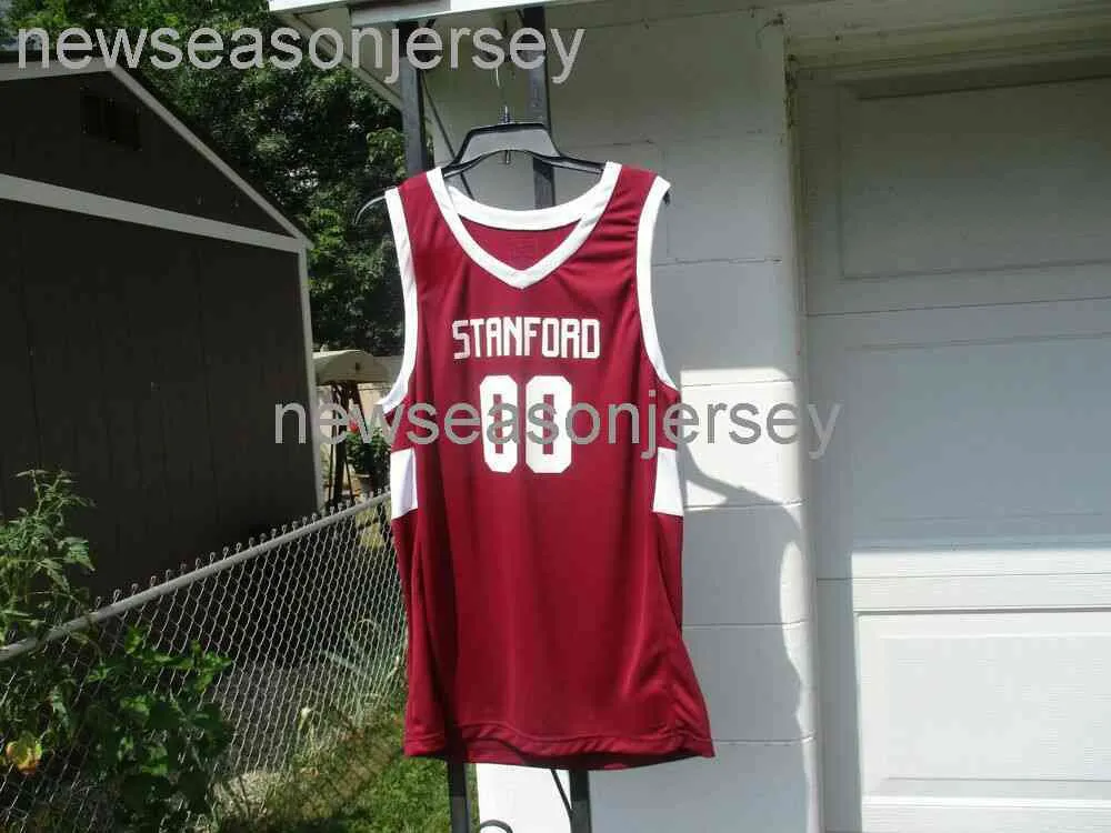 Gestikt Stanford Cardinal basketbalshirt Personaliseer elk nummer naam XS-5XL 6XL basketbalshirt