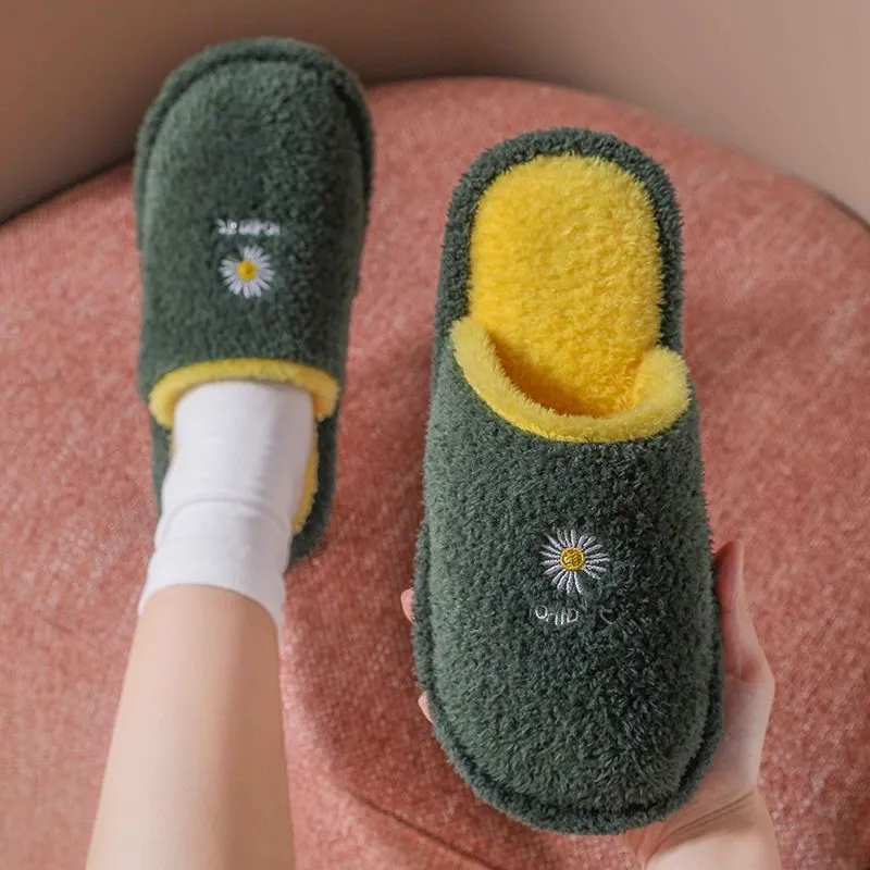 2021 pantofole di peluche con fondo spesso per la casa, comfort interno, scarpe di cotone antiscivolo, silenziose e versatili, vendita diretta di una varietà di produttori di colori