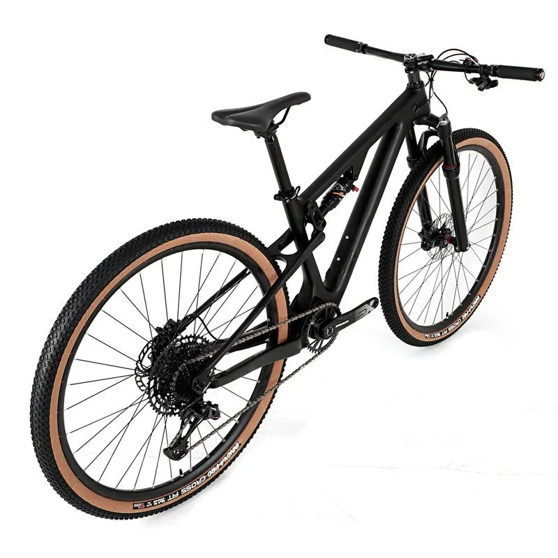 TWITTER overlord soft tail(sx-12s)carbon fiber soft tail mountain bike full shock absorption cross country adult bike race21inch