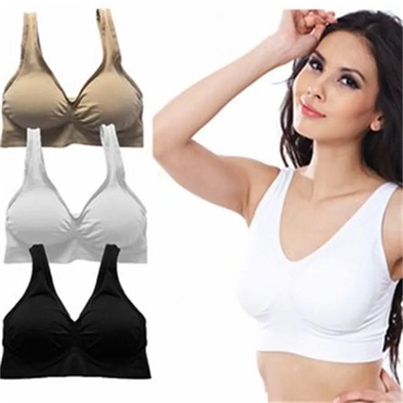 Women Rimless Bras Underwear Wireless Bra Seamless Bra Plus Size white black Khaki 4XL 5XL 211110