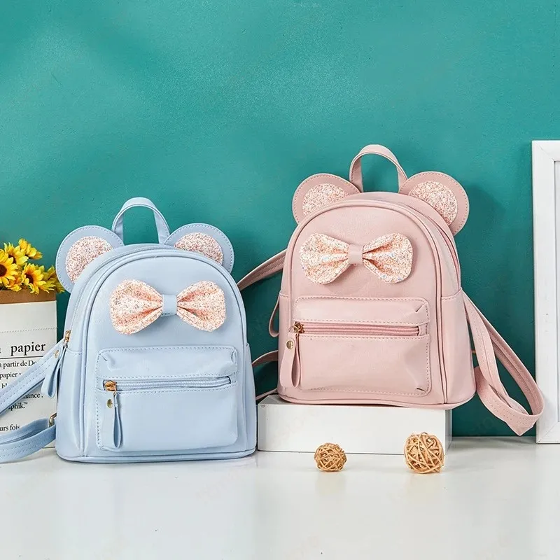 ZGWJ Mini Leather Backpack Purse Bowknot Small Backpack Cute Casual Travel  Daypacks for Girls Women(3-Pieces) Beige : Amazon.in: Bags, Wallets and  Luggage