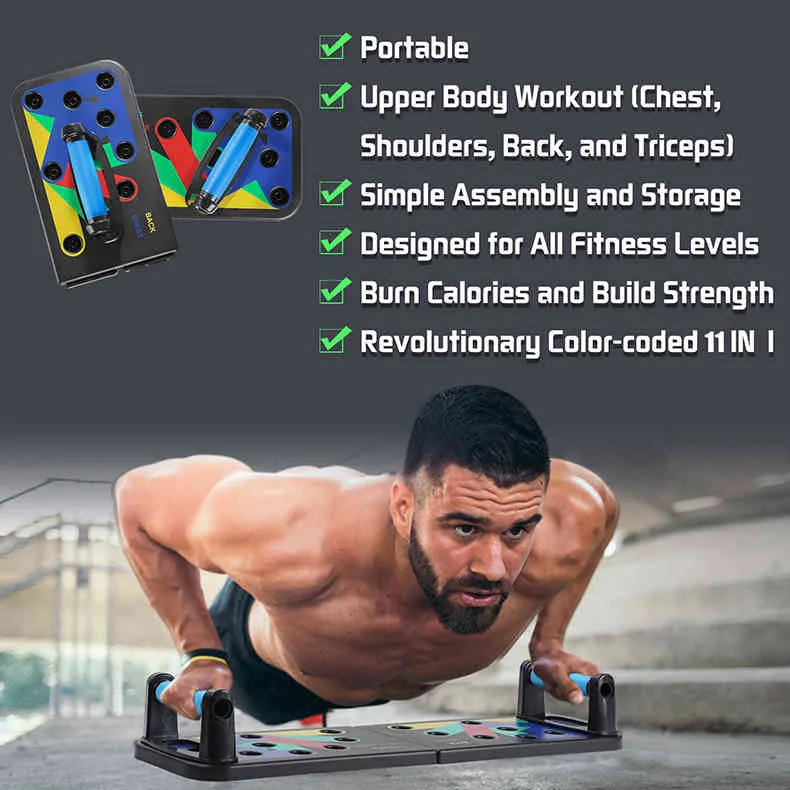 Multifunctional Home Pushup Rack Board For Muscle Training
