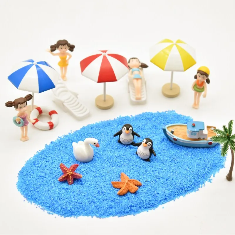 Plage Parasol Miniature en plastique Micro Paysage Bonsaï Maison