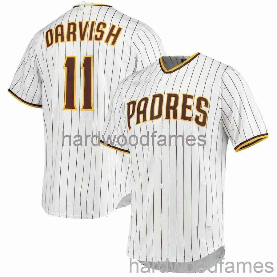 Maglia personalizzata Yu Darvish # 11 cucita uomo donna gioventù bambino maglia da baseball XS-6XL