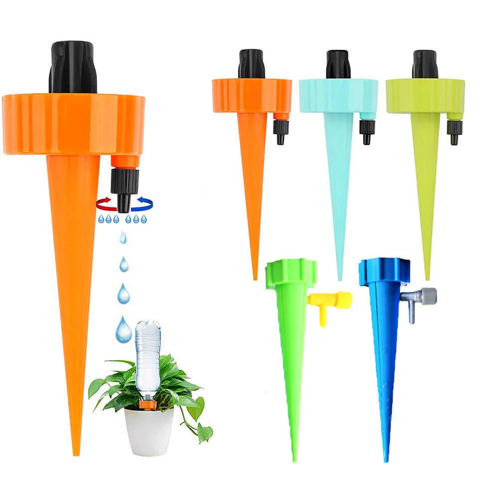 24/36 Pcs Auto Druppelirrigatie Bevloeiing Systeem Self Watering Spikes Irrigatie Watering Drip Apparaten Geschikt Voor Alle Fles 210610