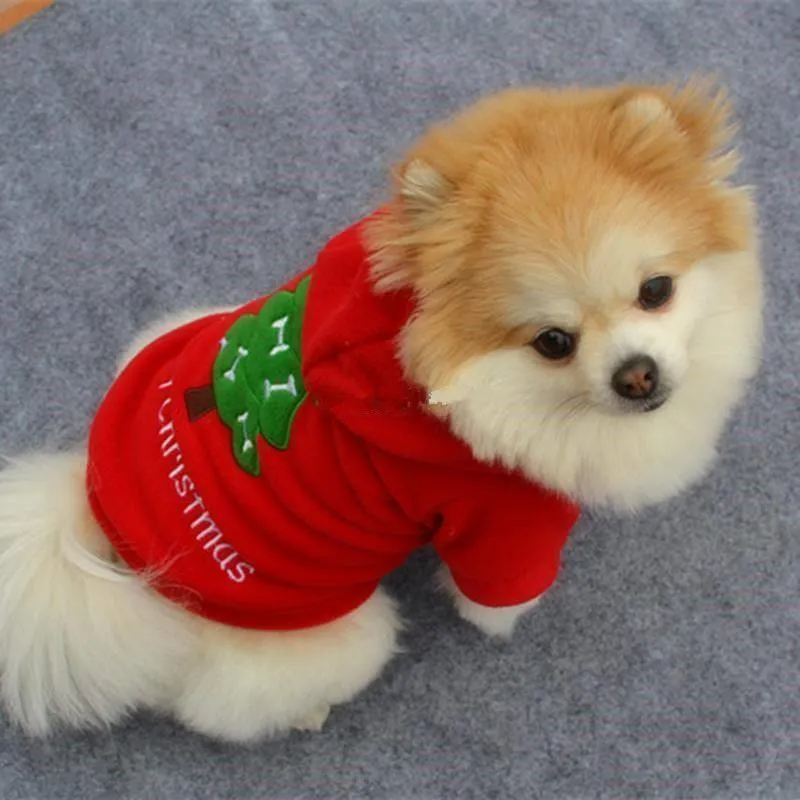 Dog Apparel Luxury Costume Winter Cute Funny Pet Clothes Dogs Pets Clothing Hondenkleding Hoodies Red Mascotas Products 50M0003