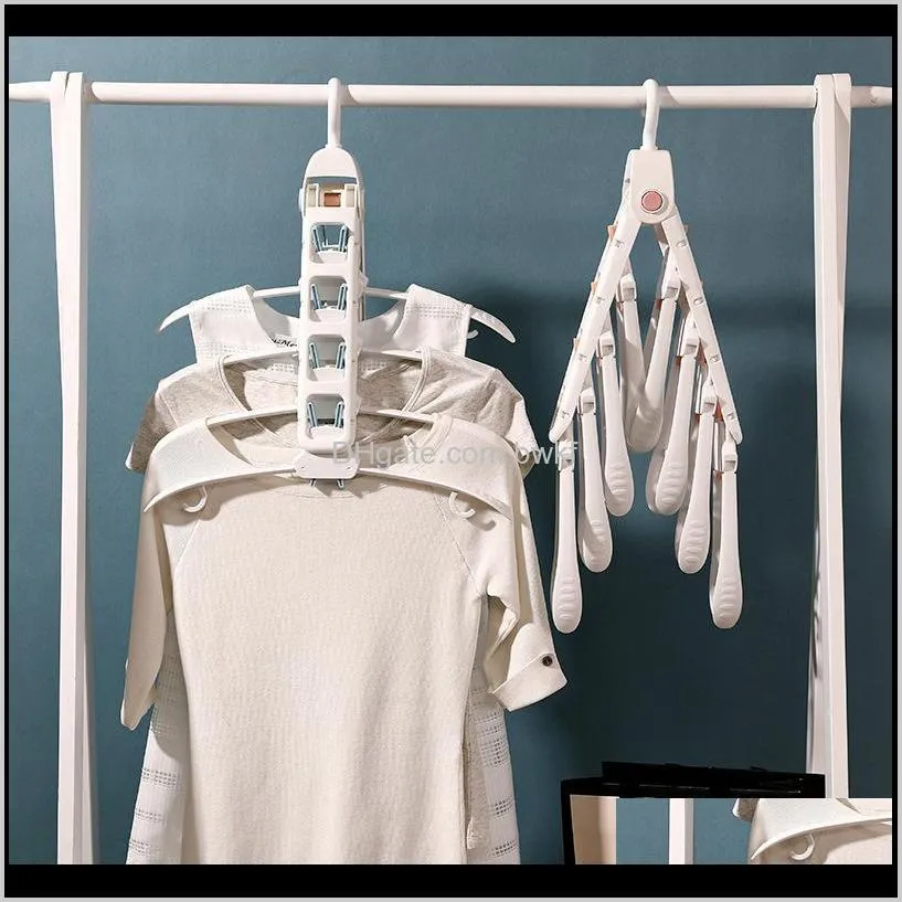 magic hanger home multi-function storage artifact plastic hanger clothes drying racks 360 degree rotating folding hanger racks