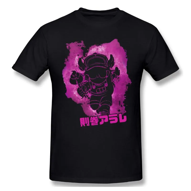 T-shirts voor heren Dr. Slump Japanse manga zwarte t-shirt creatie pure katoenen T-stukken Harajuku t-shirts tot 2xl