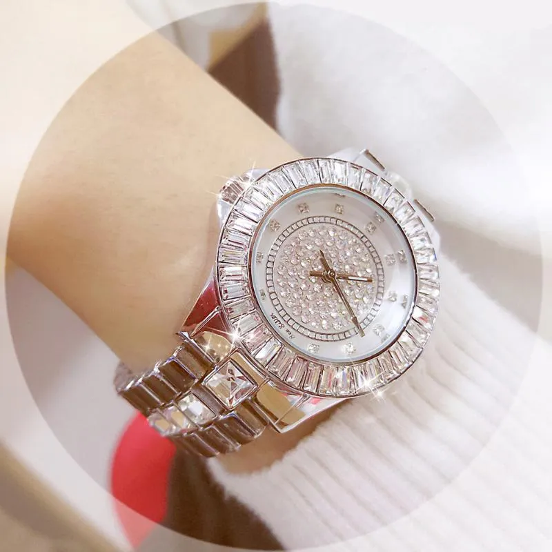 Diamant Montres Femmes Célèbre Or Mode Céramique ClockWrist Lady Quartz Montre Dames En Acier Femme Horloge Relojes Para Mujer Montres-Bracelets