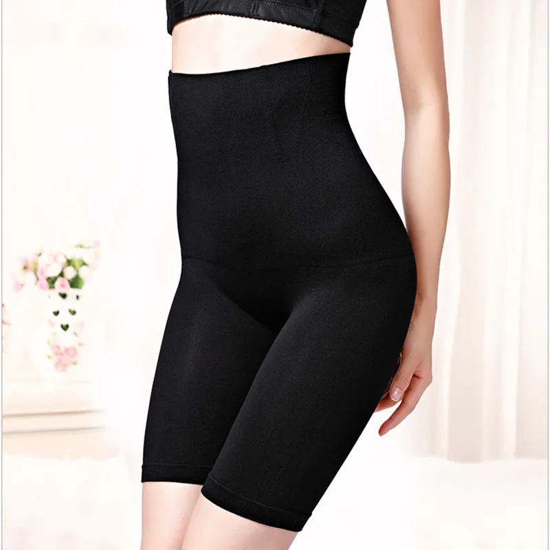 Tummy Control Shapewear Shorts for Women High Waisted Thigh Slimming Body  Shaper Seamless Slip Shorts Under Dresses,Black,Small at  Women's  Clothing store