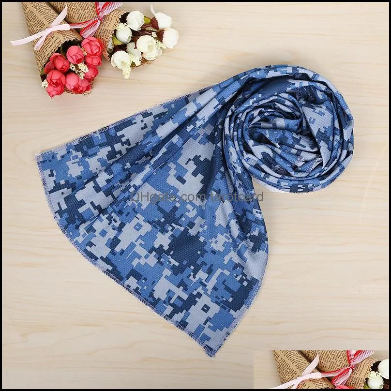 33*88cm Camouflage Cool Towels Ice Cold Towel Summer Sunstroke Sports Yoga Exercise Cool Quick Dry Soft Breathable Sports Towel Toalla