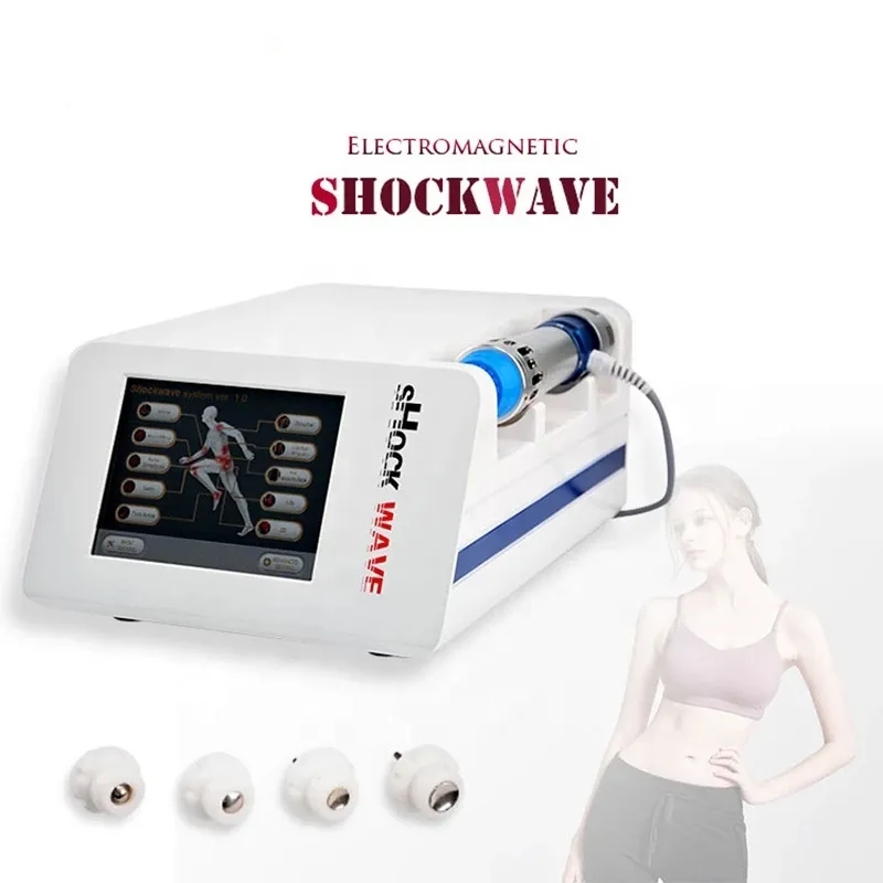 Extracorporale shockwave therapie machine ed behandeling pijn reliëf spier ontspannen lichaam massager rooster ballistische schok golf physiotherapie gezondheidszorg apparaat