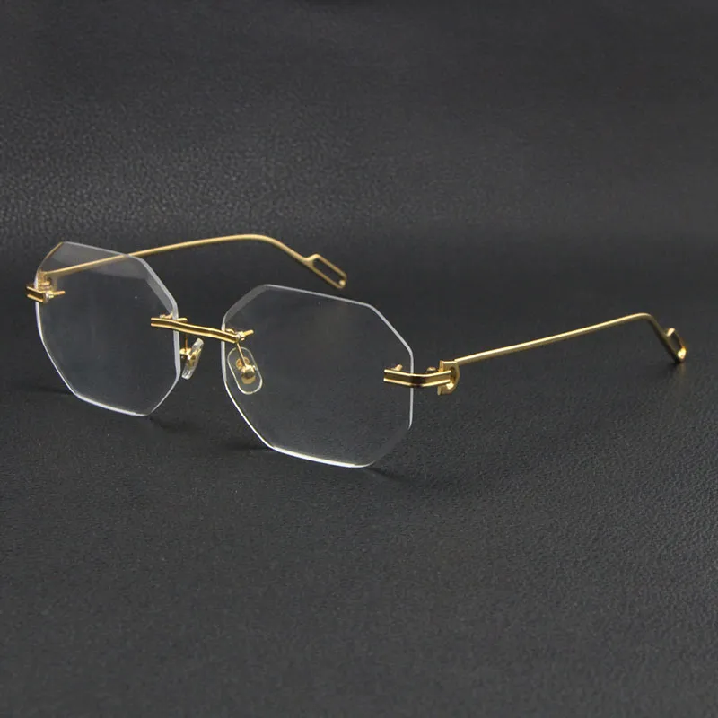 Sunglasses Wholesale Selling Optical Gift Eyewear Accessories Fashion Sunglasses Frames Cat Eye Eyeglasses Large Square Glasses with Box c Decoration 18k Go G20L